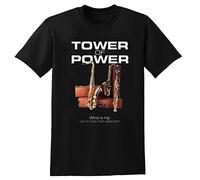 Tower of Power What Is Hip T-Shirt Men Unisex tee Black S Unisex 100% Cotton Short-Sleeve T-Shirts Black XL