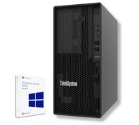 TOWER SERVER - Lenovo THINKSYSTEM ST50 V2 6Gbps SATA Controller XEON E-2324G 2x 1 Tera - Win Server 2022 Garantía Estándar 36 meses (32 GB RAM)