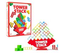 Tower Stack - Desafío de apilamiento Cara a Cara, Juegos para niños de 8 a 12 años, Juegos Familiares para niños y Adultos de Relatable