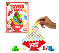 Tower Stack - Juegos de desafío de apilamiento cara a cara para niños de 8 a 12 años. Juegos familiares para niños