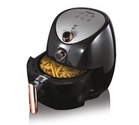 Tower T17021RG Freidora de Aire Tamaño Familiar: Air Fryer con Circulación de Aire Rápida y Temporizador de 60 Minutos: Freidora Sin Aceite de 4.3 L, 1500 W, Negro Oro rosa