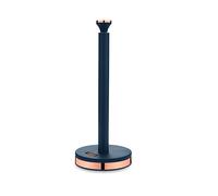 Tower T826133MNB Cavaletto - Soporte para Rollo de Toallas de Cocina con Forro Suave, Azul Medianoche y Oro Rosa