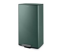 Tower T838020FOR - Cubo de basura con pedal, acero inoxidable, color verde