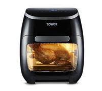 TOWER Xpress Pro T17039 Vortx 5-in-1 Digital Air Freidora Horno con Rapid Air Circulation, 60-Minutes Temporizador, 11 L, 2000 W, Negro