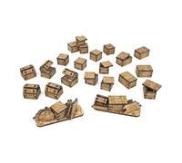 TowerRex Juego de cajas y cofres D&D Terrain Crates - Accesorios DND para mazmorras y dragones, Pathfinder, Warhammer, tapete de batalla de mesa, terreno de dispersión de juegos de guerra, paisaje RPG