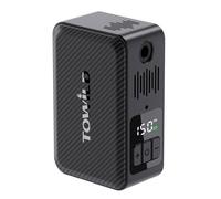 TOWILD A15 Bomba de Bicicleta Eléctrica 150PSI, Inflador de Neumáticos Portátil con Ventilador de Refrigeración, Apagado Automático, 2×800mAh para 8 Gomas, Luz LED para Carretera y MTB