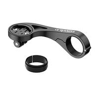 towild AS90 - Soporte frontal para bicicleta compatible con Garmin Bike Computer/XOSSG/G+/iGPSPORT, adaptador de montaje combinado de cámara y luz, brazo de montaje resistente antideslizante, se