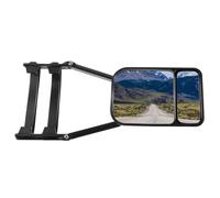 Towing Mirror Extensions - Wide-Angle, 360° Rotation | RV/Trailer, Adjustab