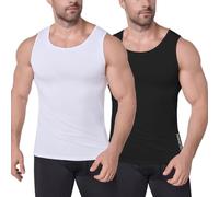 Towintec Camiseta Sin Mangas para Hombre Transpirable Tank Top 2-Pack