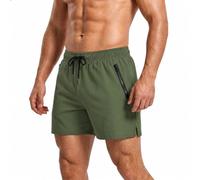Towintec Hombre Bañador Natacion Boxer Hombre Shorts Bañadores Corto Transpirable Secado Rápido Mallas Cortas Shorts Running Ropa Deporte Cortos Forro De Malla Cordón De Ajuste Arena El Nada