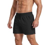 Towintec Hombre Bañador Natacion Boxer Hombre Shorts Bañadores Corto Transpirable Secado Rápido Mallas Cortas Shorts Running Ropa Deporte Cortos Forro De Malla Cordón De Ajuste Arena El Nada