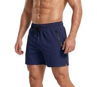 Towintec Hombre Bañador Natacion Boxer Hombre Shorts Bañadores Corto Transpirable Secado Rápido Mallas Cortas Shorts Running Ropa Deporte Cortos Forro De Malla Cordón De Ajuste Arena El Nada