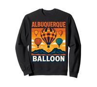 Town Albuquerque - Camisa de globo para fiesta de verano, puesta de sol, aire caliente Sudadera