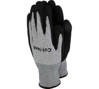 Town and Country Cut Less - Guantes (talla M), color negro y gris
