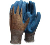 Town and Country Eco Flex Pro - Guantes de jardín (talla L, 1 unidad), color azul y marrón