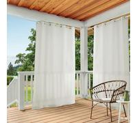 TOWN & COUNTRY BASICS Exclusive Home - Par de Paneles de Cortinas, poliéster, Vainilla, 54x96