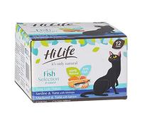 Town & Country Pet Things Hilife It's Only Natural Cat Can - Selección de Pescado de Lujo, 12 x 70 g (Paquete de 4)