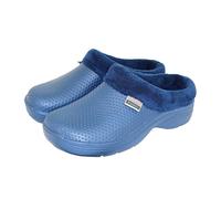 Town & Country Zuecos De Forro Navy Talla 11 Impermeables Cálidos Para Jardín