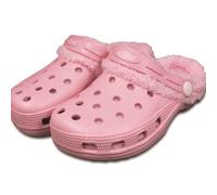 Town & Country Zuecos para niños, flexibles y ultraligeros con material EVA elástico, Pink Fleecy, 24 EU