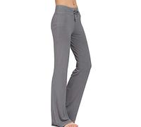TownCat Pantalones De Carrera con Tirantes De Cuerda En El Pantalón De Yoga Femenino De Model Pantalones De Entrenamiento De Ejercicio Cómodo Gris Oscuro XXL