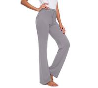 TownCat Pantalones De Carrera con Tirantes De Cuerda En El Pantalón De Yoga Femenino De Model Pantalones De Entrenamiento De Ejercicio Cómodo Gris Claro L