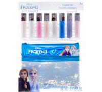 Townley Girl Disney Frozen 2 Anna y Elsa Lip Gloss Set con la bolsa de lentejuelas edades 3+ (9 pcs)