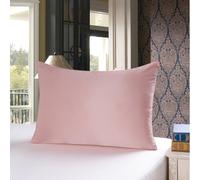 townssilk Doble Cara 100% 19 mm Funda de Almohada de Seda Pura de moras para la Salud del Cabello y la Piel Funda, de Almohada con Cremallera Oculta, 1 Pieza 40x80cm Dusty Pink