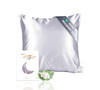 Townssilk Doble Cara 100% 19 mm Funda de Almohada de Seda Pura de moras para la Salud del Cabello y la Piel 1 Pieza de 80x80cm Funda de Almohada con Cremallera Oculta Lilacpurple