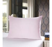 TOWNSSILK - Funda de Almohada 100% de Seda de Morera, cuida el Cabello y la Piel, Ambos Lados de Seda de 19 Momme, 1 Unidad,Rosepink, 50 x 90 cm