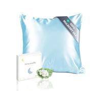 townssilk Funda de almohada de seda de morera pura de 100 % de 19 mm por ambos lados, para la salud del cabello y la piel, funda de almohada con cremallera oculta de 600 hilos, 1 unidad, tamaño 50 x