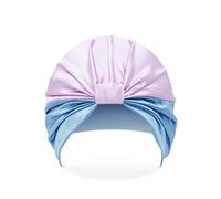 Townssilk Gorro de noche de seda de morera 16 Momme para mujer - Protege el cabello - Popular - Lavender Ice Blue