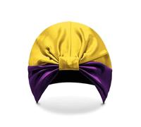 townssilk Gorro de noche para mujer, 100% seda de morera, gorro de ducha de seda de 16 mommes, bueno para el cabello, protege el cabello, gorro de noche de seda, popular, mustardGrapePurple