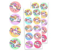 TownStix Unicornio Pegatinas Niños Infantiles - 20 Hojas, 200 Pegatinas