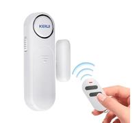 TOWODE Alarma de Puerta, Alarma de Ventana 120dB Sensor de Contacto Inalámbrico de Puerta con Control Remoto 3 Modos de Alarma de Puerta para su Hogar, Niños, Seguridad de la Tienda