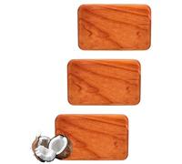 Towonshy Set de 3 Recambios Aroma Coco en Madera para Ambientador de Coche, Compatible Drift, Sin Clip de Parasol, Con Espuma Impregnada, Duradero, Para la mayoría de vehículos