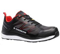 ToWorkFor, Zapatillas de seguridad para hombre Warm Up Red (rojo), rojo, 40 EU