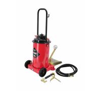 Towotnica manual awtools con pie y recipiente de 12l, ideal para lubri
