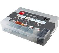 TOX 094901120 - Surtido de ganchos de rosca, 60 piezas, todas las formas de gancho + tacos a juego en un juego, tacos de expansión Barracuda y tacos multiusos Trika