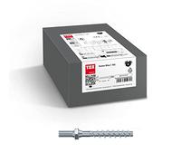 TOX Anclaje de tornillo Sumo Max 1 AG 6x55 mm, con rosca de conexión M8, acero galvanizado, homologado por las autoridades para la fijación múltiple de componentes no portantes, 100 piezas, 041101811