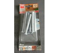 TOX Anclajes Para Uñas Attack 8/80 Con Tornillos, Gris, 6 Pzas, 017702231
