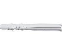 TOX Clavija con gancho Pirate Longbird-L, tapón de 8 x 80 mm, gancho de 6 x 97 mm, 2 piezas, 051701421, color blanco