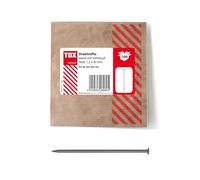 TOX Clavos de alambre 1,2x20 mm con cabeza avellanada para conexiones de madera simples y superficies planas, acero desnudo, 100 unidades en un empaque de papel reciclable y resellable, 063600150