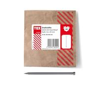 TOX Clavos de alambre 1,6x30 mm con cabeza aplastada para fijaciones casi invisibles en madera, acero desnudo, 60 unidades en un empaque de papel reciclable y resellable, 063600252