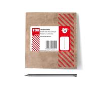 TOX Clavos de alambre 1,8x35 mm con cabeza aplastada para fijaciones casi invisibles en madera, acero desnudo, 50 unidades en un empaque de papel reciclable y resellable, 063600253