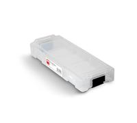 TOX L-BOXX Maletín micro surtido, apilable y encajable con el sistema L-BOXX, divisible hasta en 8 compartimentos, almacenamiento claro para tacos y tornillos, transparente, 1 pieza, 094900805