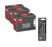 TOX Set Barracuda Especial para Piedra Maciza y hormigón + Tornillos, Incl. Juego de Brocas (5 pzs.), 013909014,