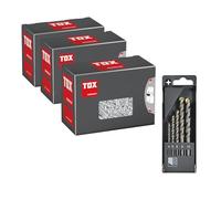 TOX Set TRIKA para fijaciones seguras en casi todos los materiales + tornillos, incl. juego de brocas para piedra (5 pzs.) para taladrado giratorio y percutor, 011909046