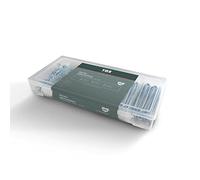 TOX Surtido de chavetas de acero galvanizado para aplicaciones versátiles, 6 tamaños comunes en caja de transporte transparente, ⌀ 1,6-4,0 mm, longitud 25-64 mm, 555 piezas, 09490202
