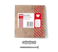 TOX Taco de expansión Barracuda 5x25 mm + tornillo, taco con valores de sujeción muy elevados para piedra maciza y hormigón, 6 piezas en embalaje de papel resellable y ecológico, 013601021