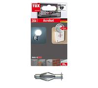 TOX Taco hueco metálico Acrobat M6x37 mm, 4 piezas, 035701111